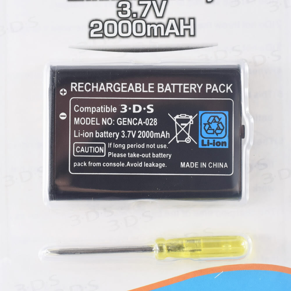 2x Battery for Nintendo 3DS, Wii U Pro Controller, Switch Pro Controller HAC-013