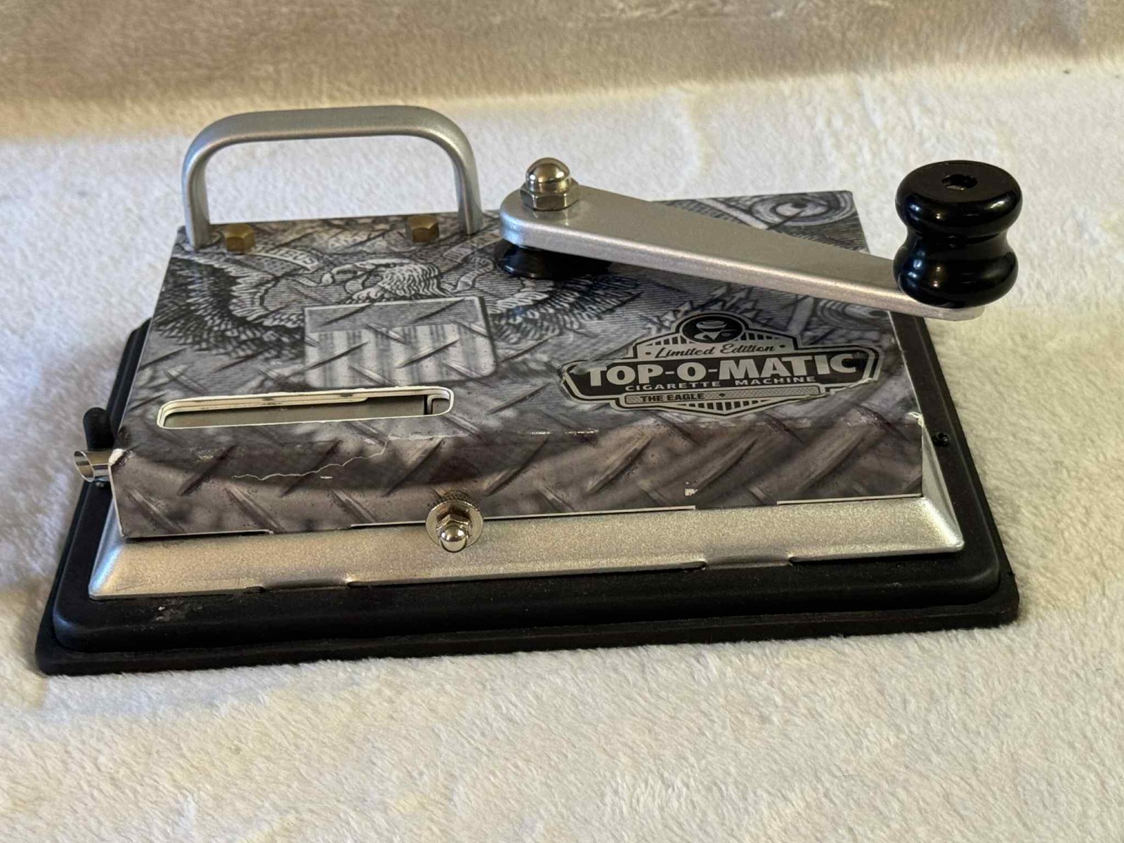 Top-O-Matic Cigarette Rolling Machine Limited Edition- Top-O-Matic The EAGLE