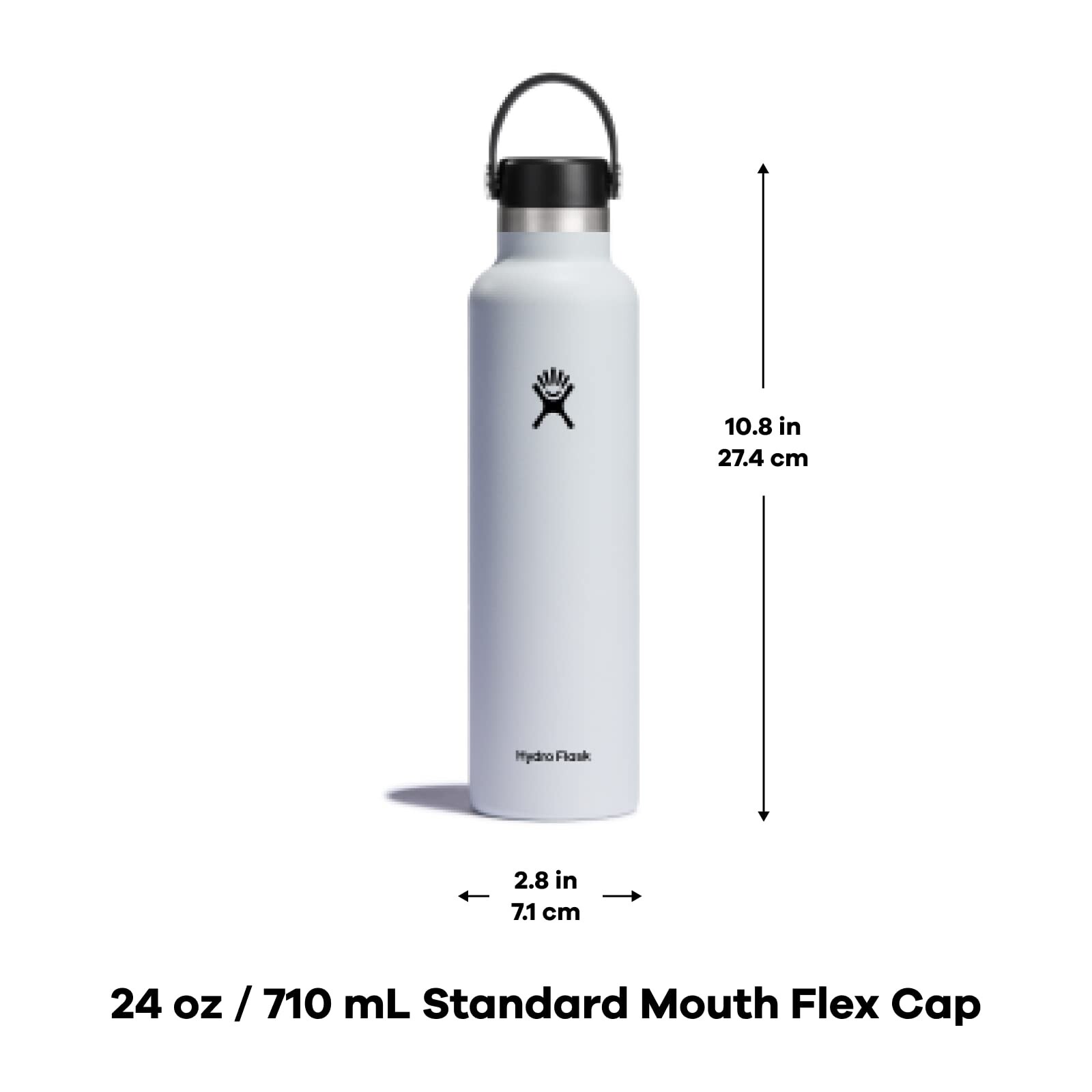Hydro Flask Standard Flex Cap White 24 Oz
