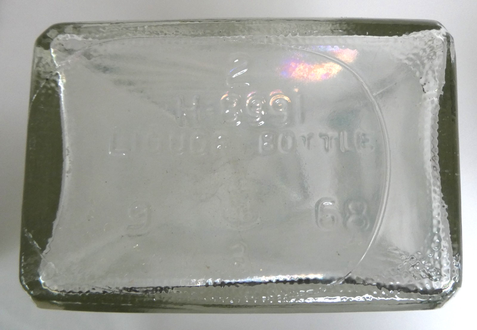 1968 Anchor Hocking Deco Style Liquor Bottle