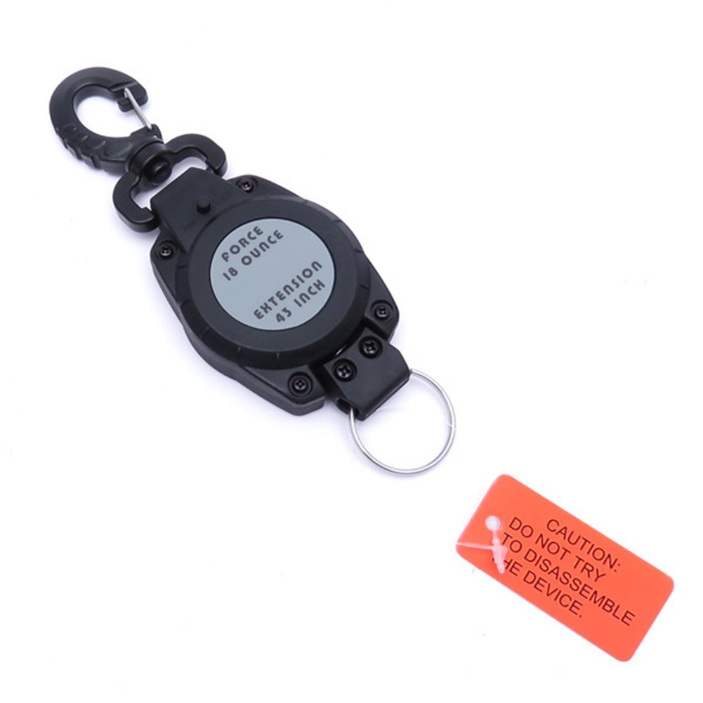 Retractable Dive Accessory with Clip for Easy Gear Management while Underwater