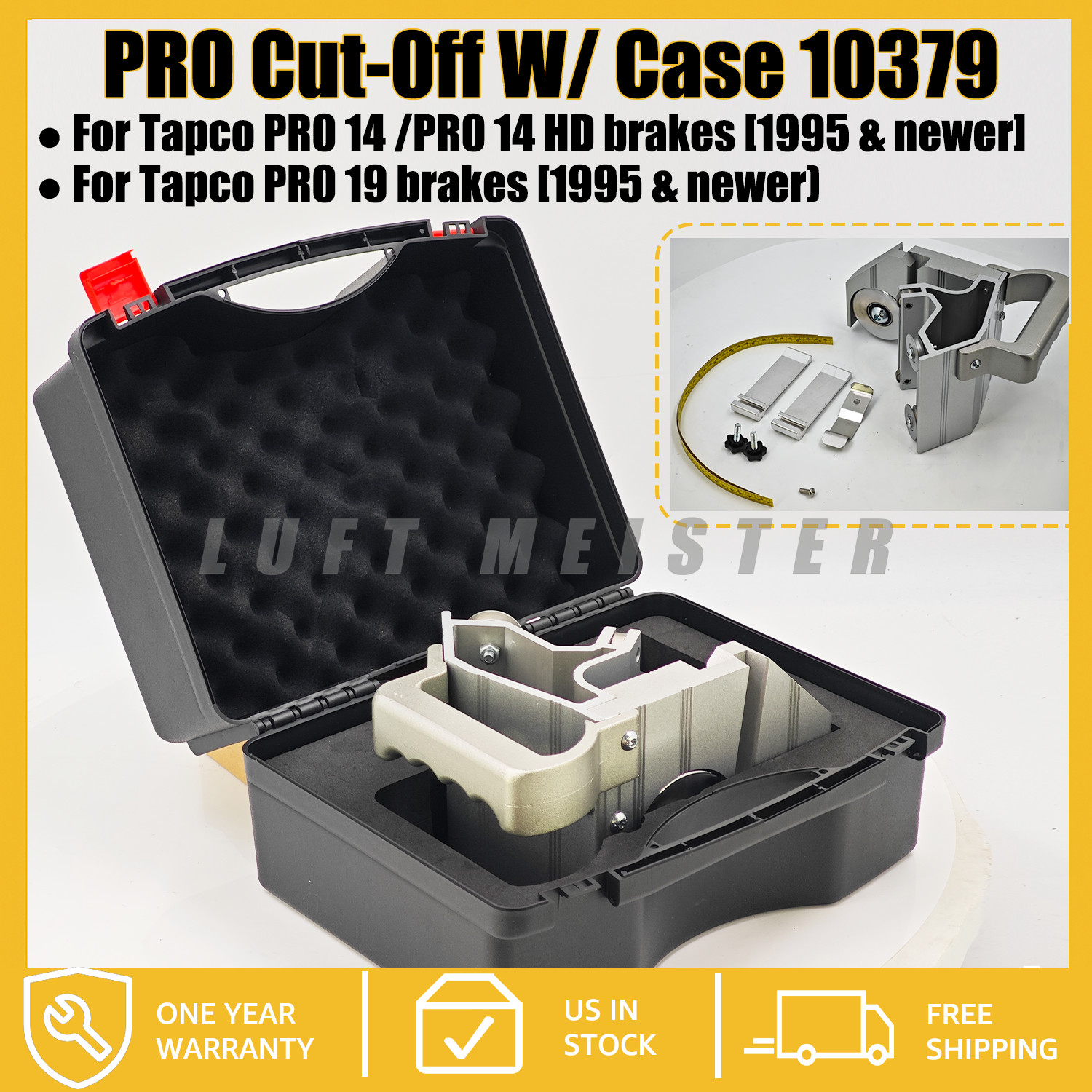 For Tapco Pro 14 19 HD MX Series PRO Cut-Off with Case 10379 Precision Cutter