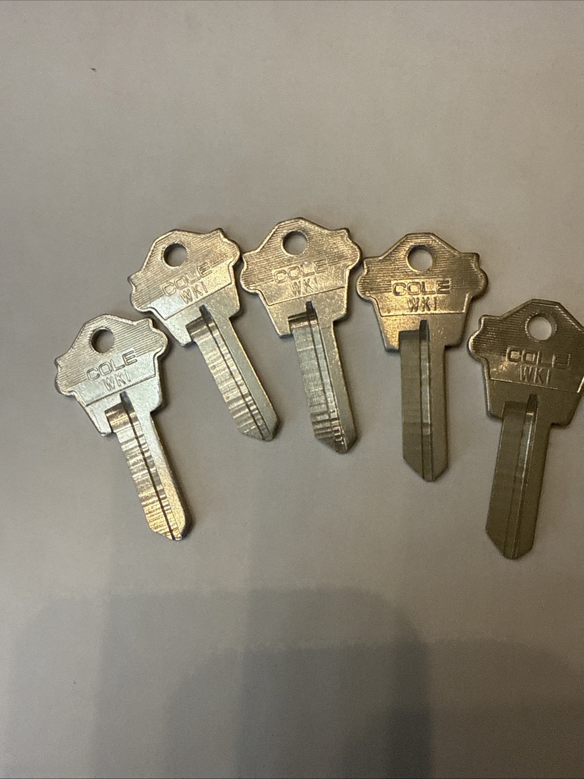 Lot Of 5: Cole WK1 National Key Blank