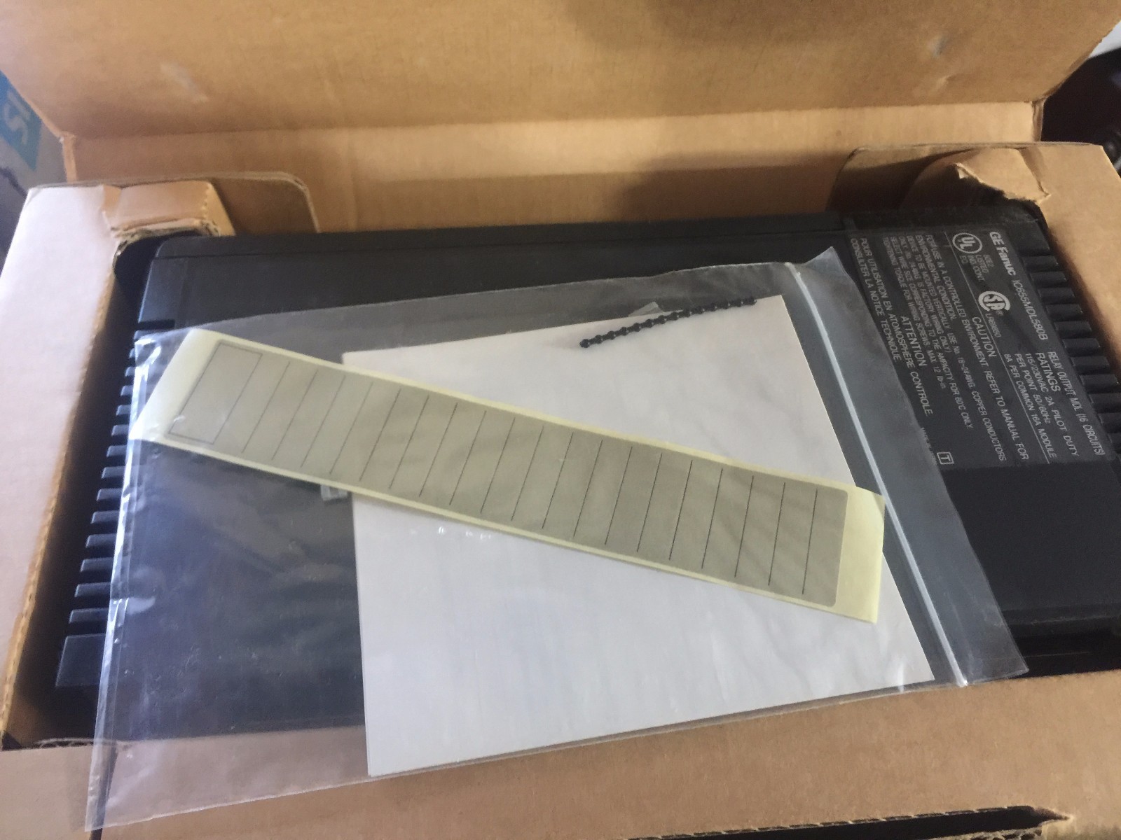 FANUC OUTPUT MODULE NO 16POINT RELAY IC655MDL580