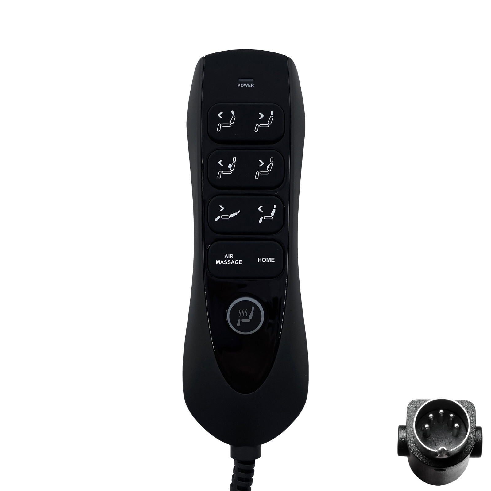 Massage Remote Hand Control HS.10.09.03 with USB for Lift Chairs Power Recliner