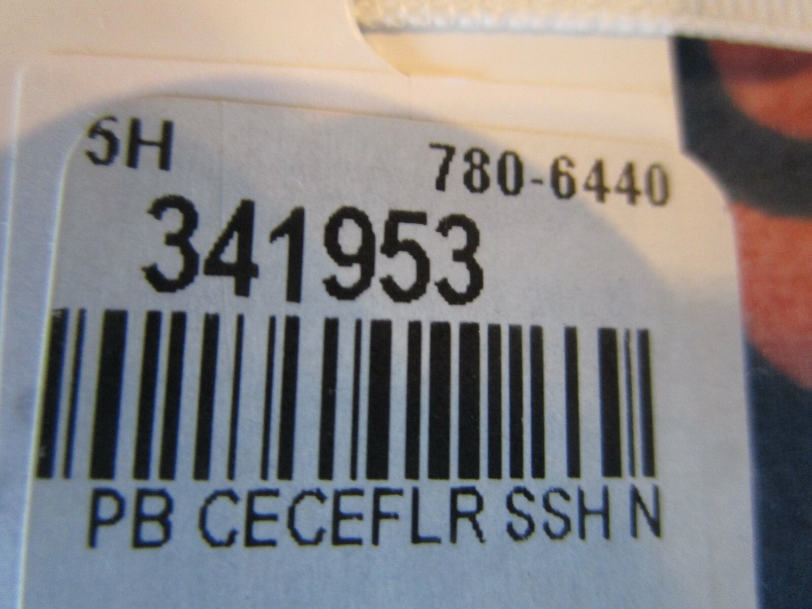 1 Pottery Barn CeCe Organic Patterned Standard Sham New with tag