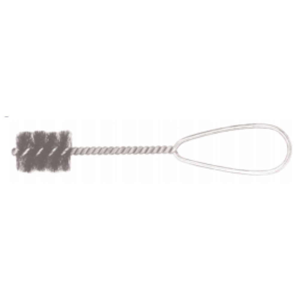 Pasco 5143 1" Copper Fitting Brush 2-Ply Carbon Steel Bristles Wire Loop