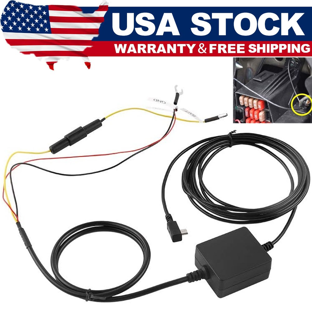 Replace For Garmin Dash Cams Parking Mode Cable 010-12530-03 12V