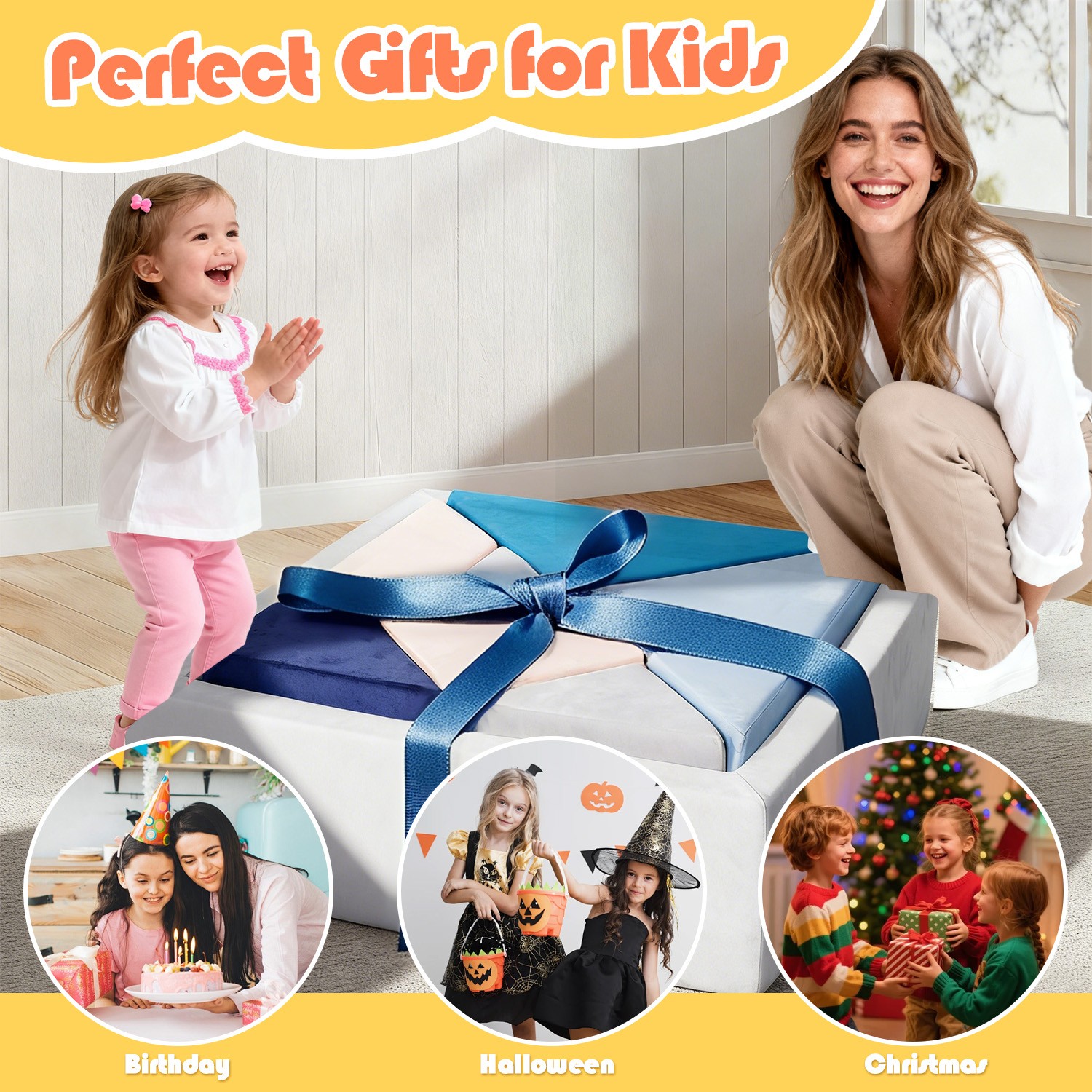 Educational Toys Tangram Puzzles Couch Modular Kids Play Sofa Puzzle Solving Toy