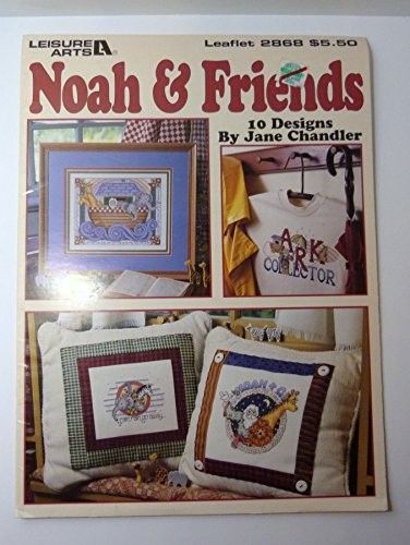 Noah & Friends 10 Designs Cross Stitch Leisure Arts #2868 Jane Chandler