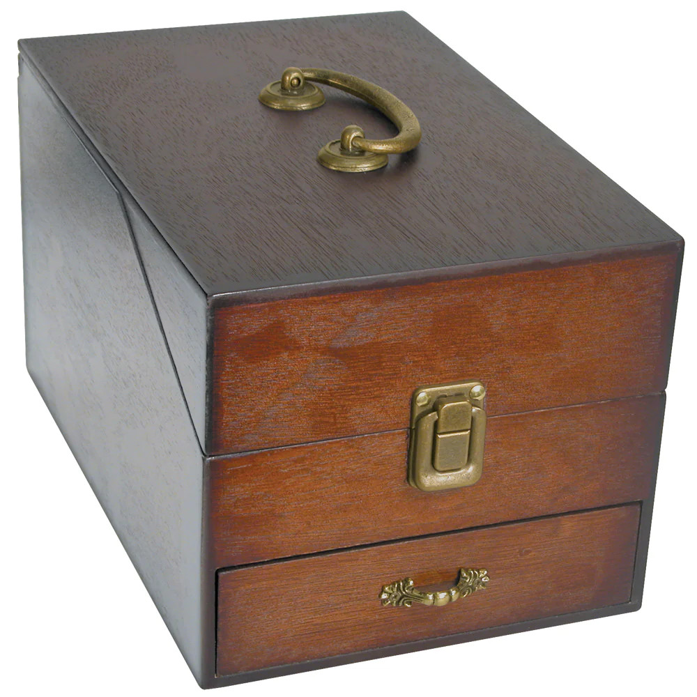 Wooden Vintage Style Mini Tool Organizer for Jewelry Making And Beading