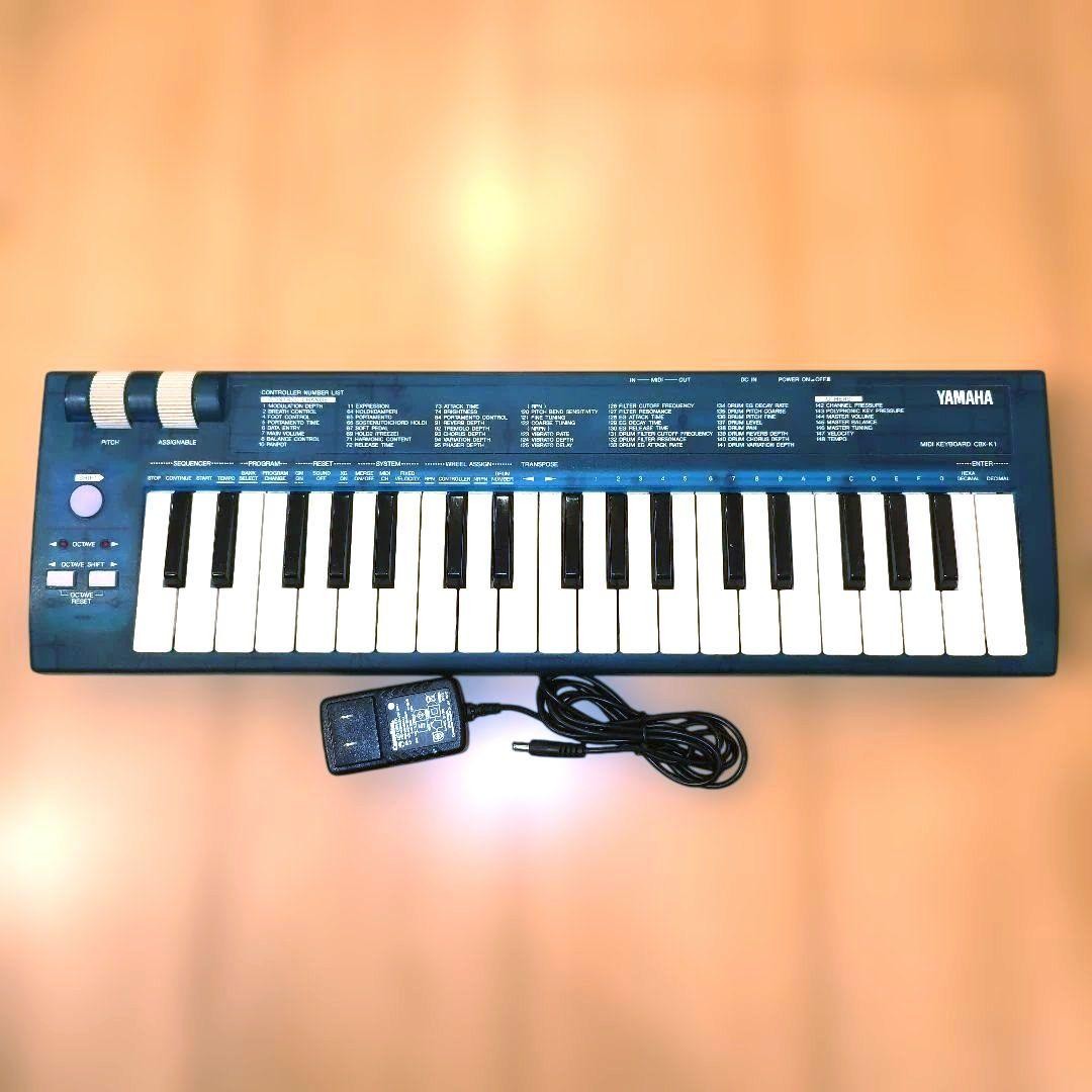 YAMAHA CBX-K1 Rare Blue Color 37-Key MIDI Keyboard Controller Tested Working