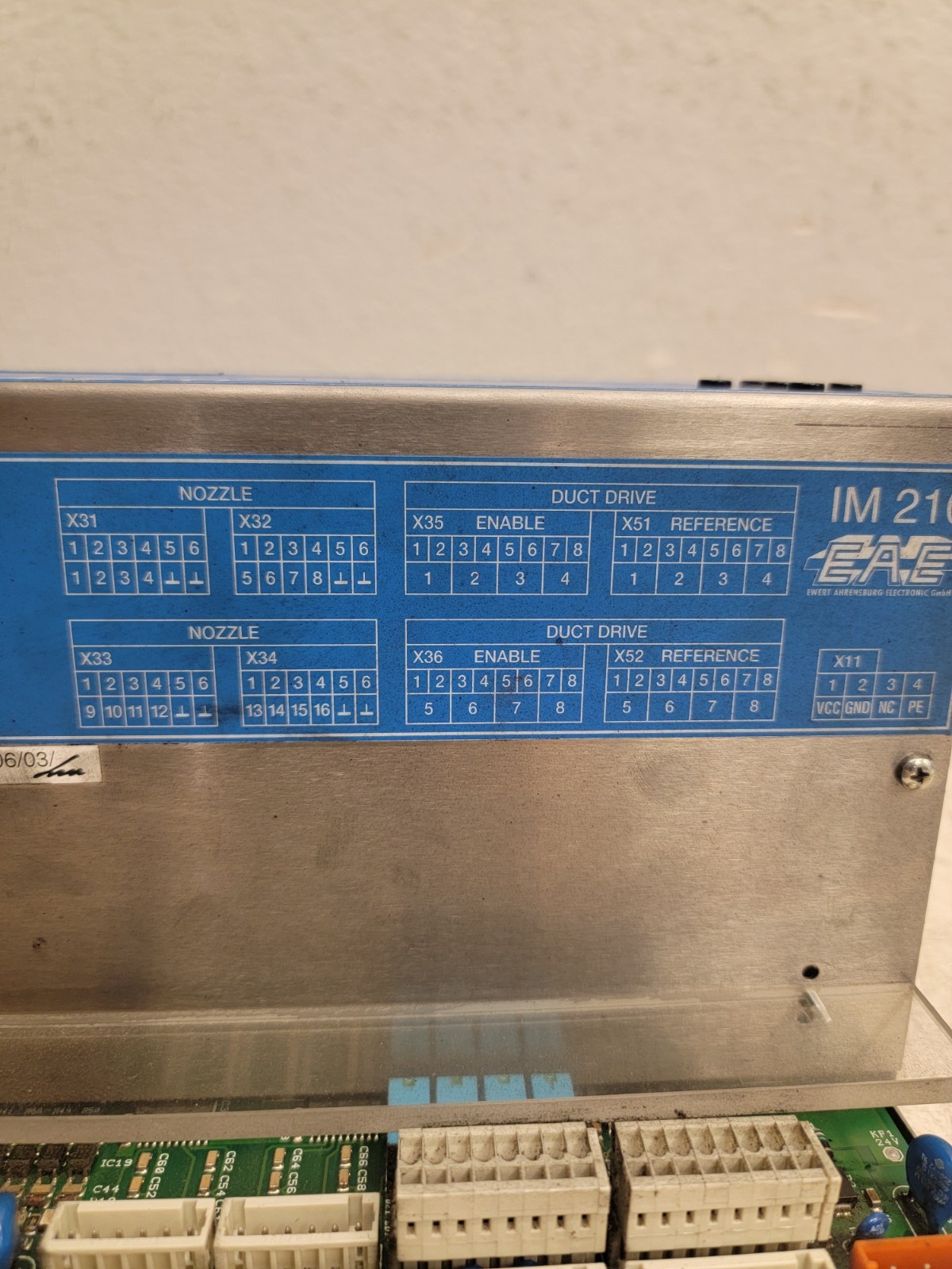 IM 210 - EAE CONTROLLER Version 1.65