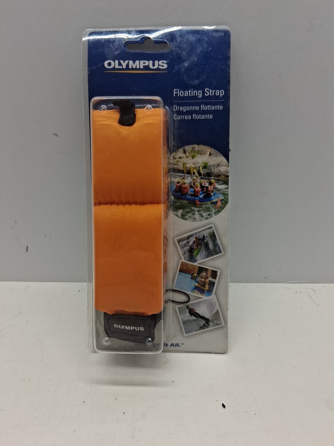 NEW OLYMPUS FLOATING STRAP FOR SW SERIES CAMERAS- ADJUSTABLE FOR SECURE FIT