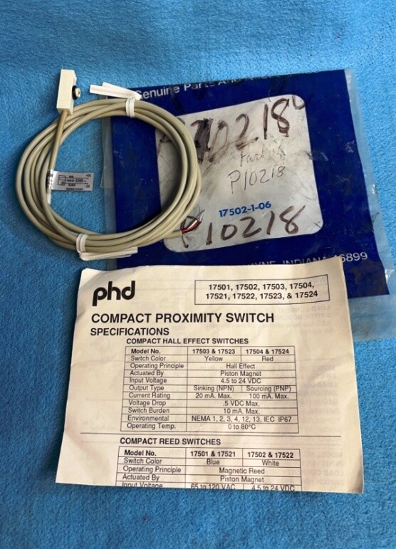PHD COMPACT PROXIMITY SWITCH 17 502-1-06