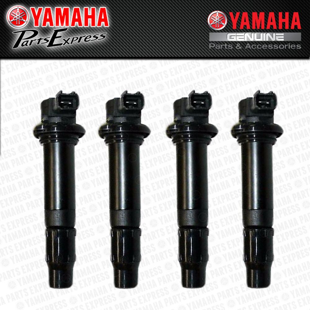 2008 - 2016 YAMAHA YZF-R6 YZF R6 OEM GENUINE COMPLETE IGNITION COIL SET 4-PACK