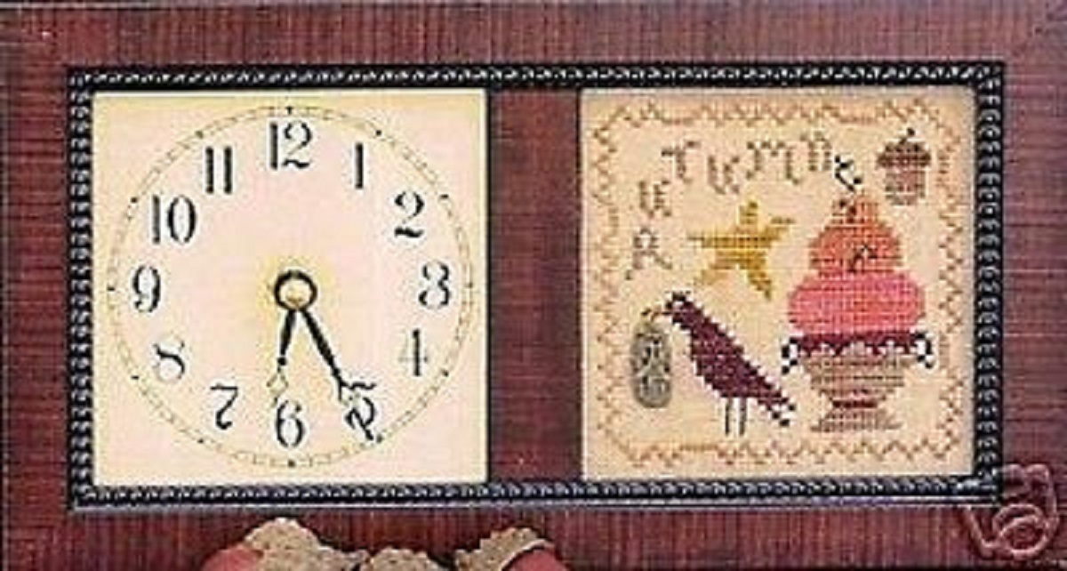 TIMELY AUTUMN-CROSS STITCH SAMPLER CHART-HOMESPUN ELEGANCE