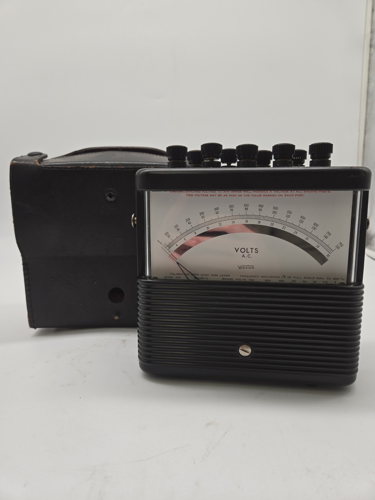 Weston Model 904 Voltometer 9 Knobs