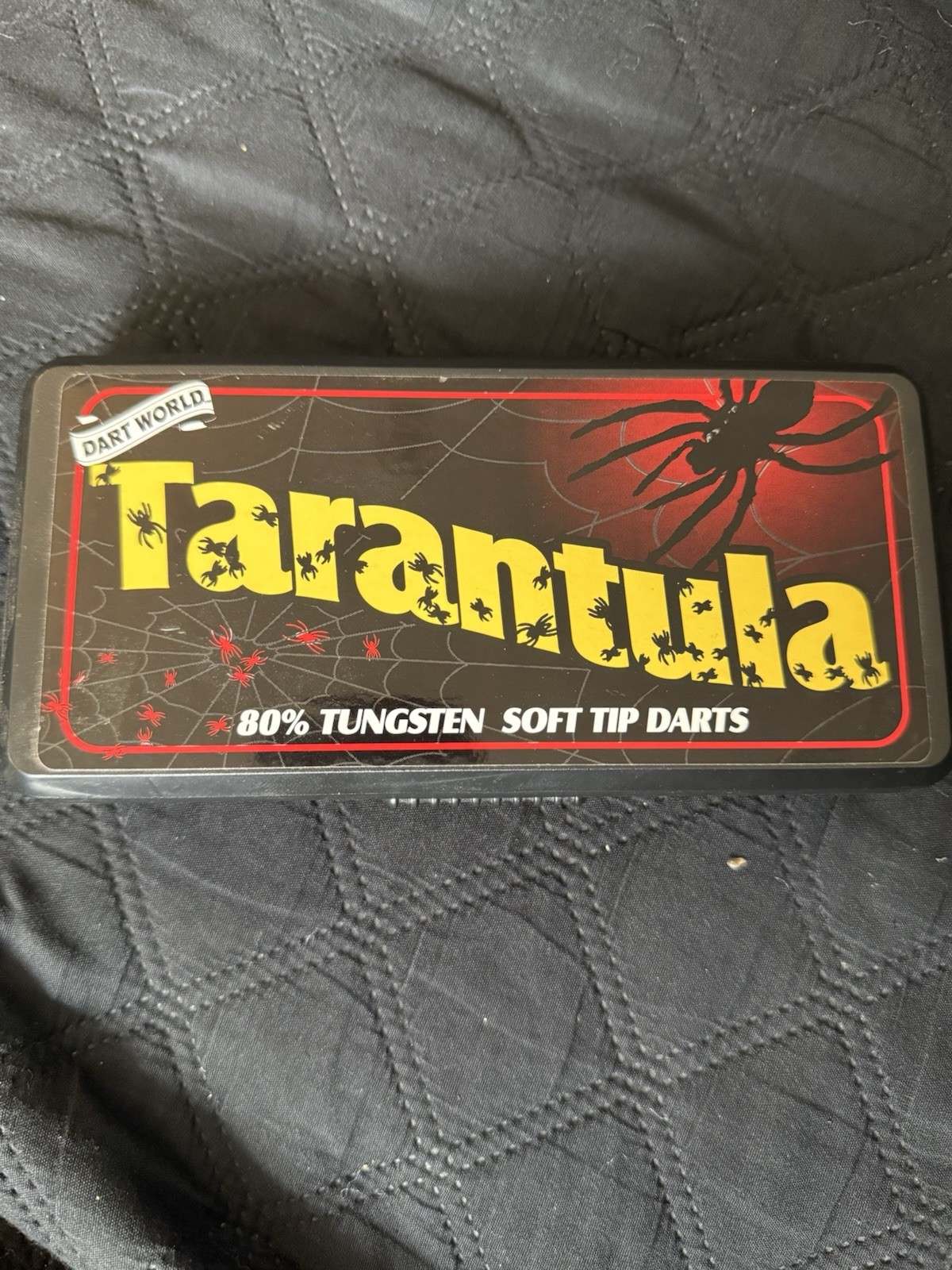 Dart World Tarantula 16gr Soft Tip Dart Set & Case Missing 1 Shaft & Barrell