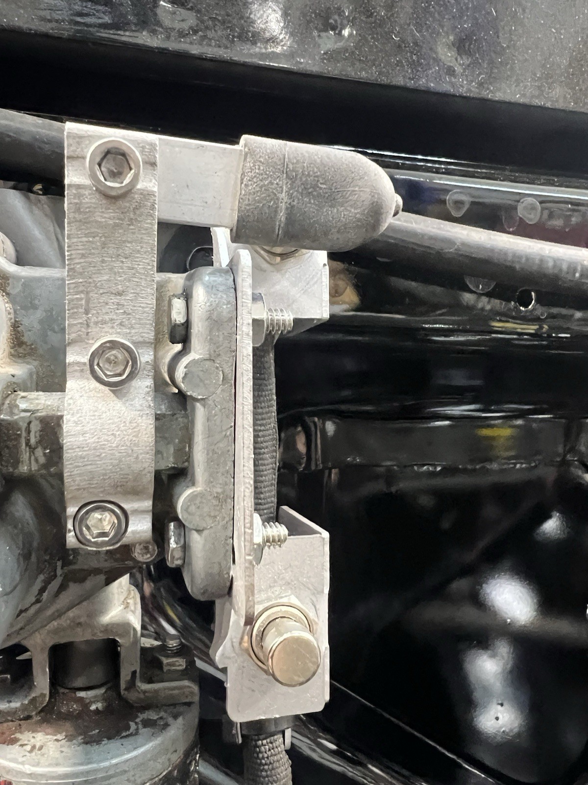1964-1966 Ford Thunderbird Convertible, Top Upper Back Panel flip switch Upgrade