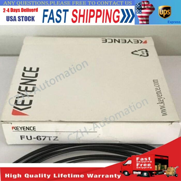 Keyence FU-67TZ Fiber Optic Sensor FU67TZ Digital Fiber Unit US Free TAX