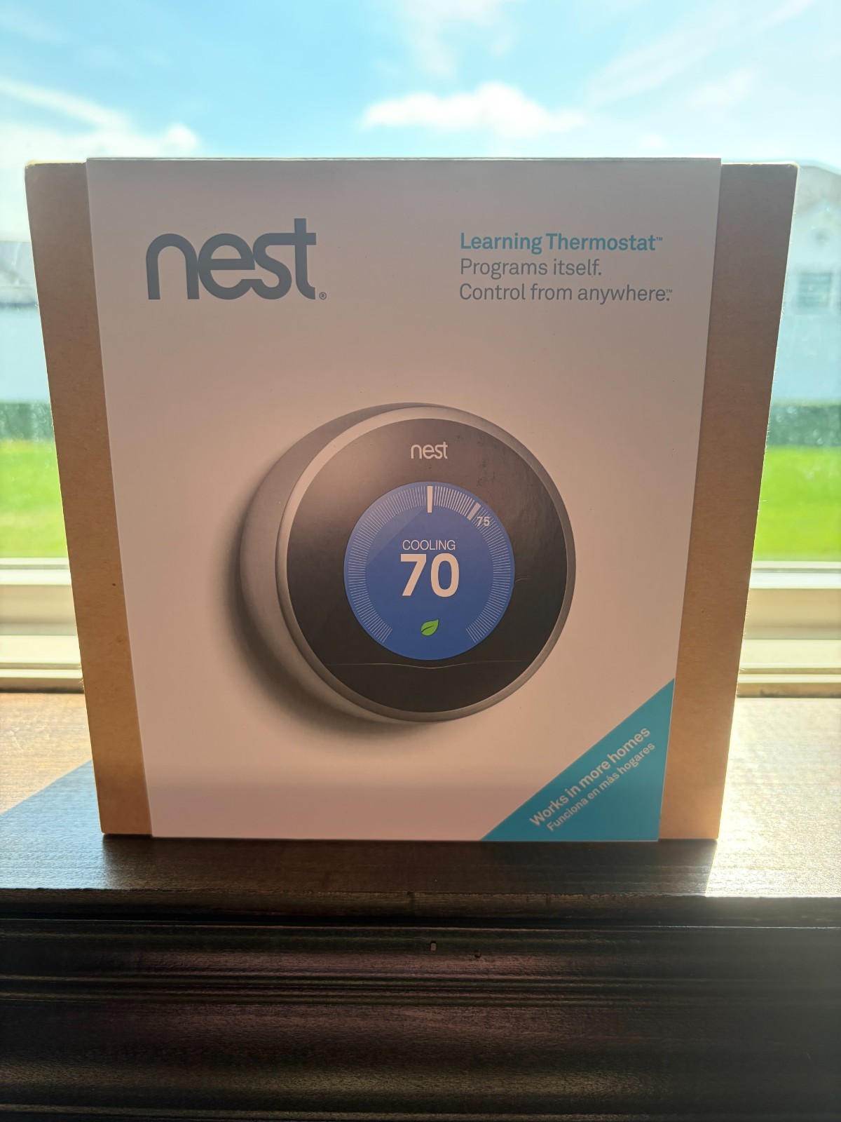 Nest 2nd Generation Learning Silver Programmable Thermostat T200577