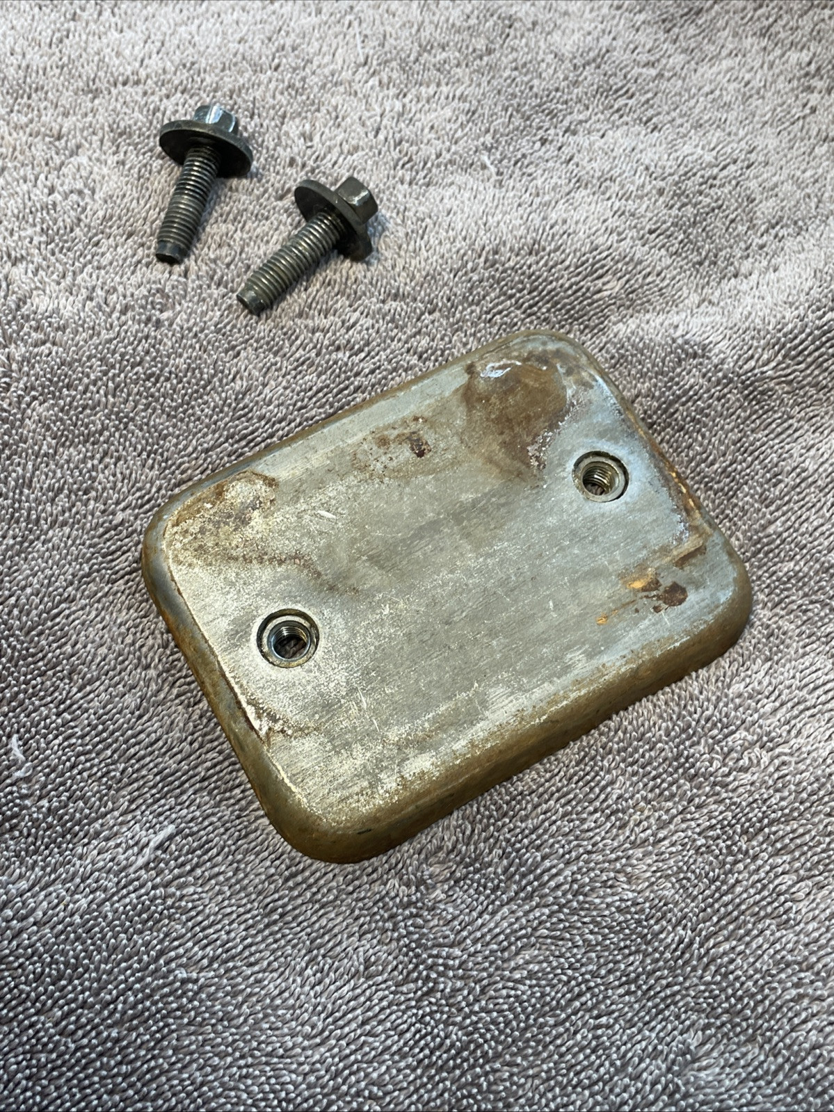 Bronco ii Spare Tire Striker Backing Plate With Hardware.
