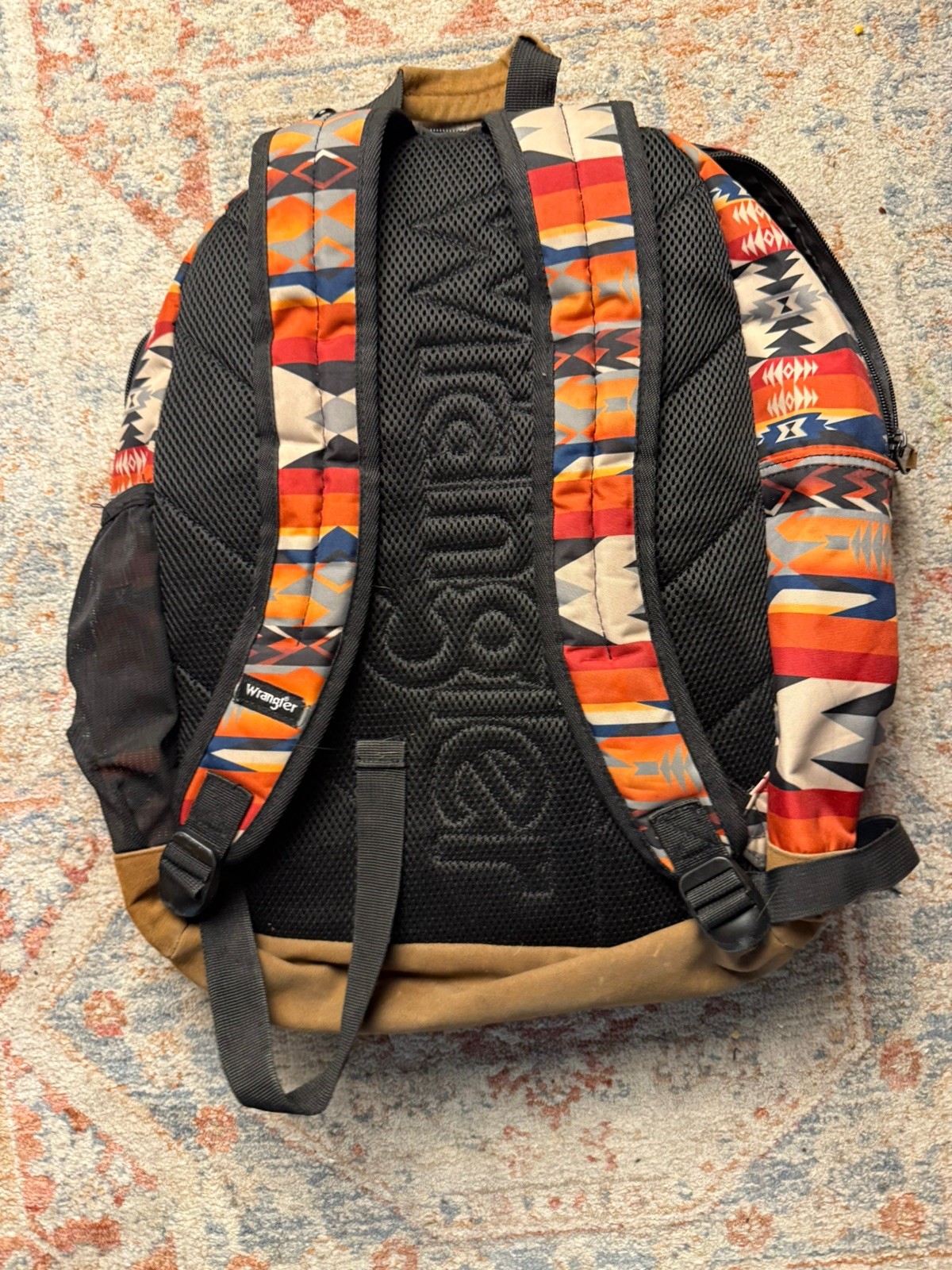 Wrangler Yellowstone Aztec Full Size Backpack Used Condition