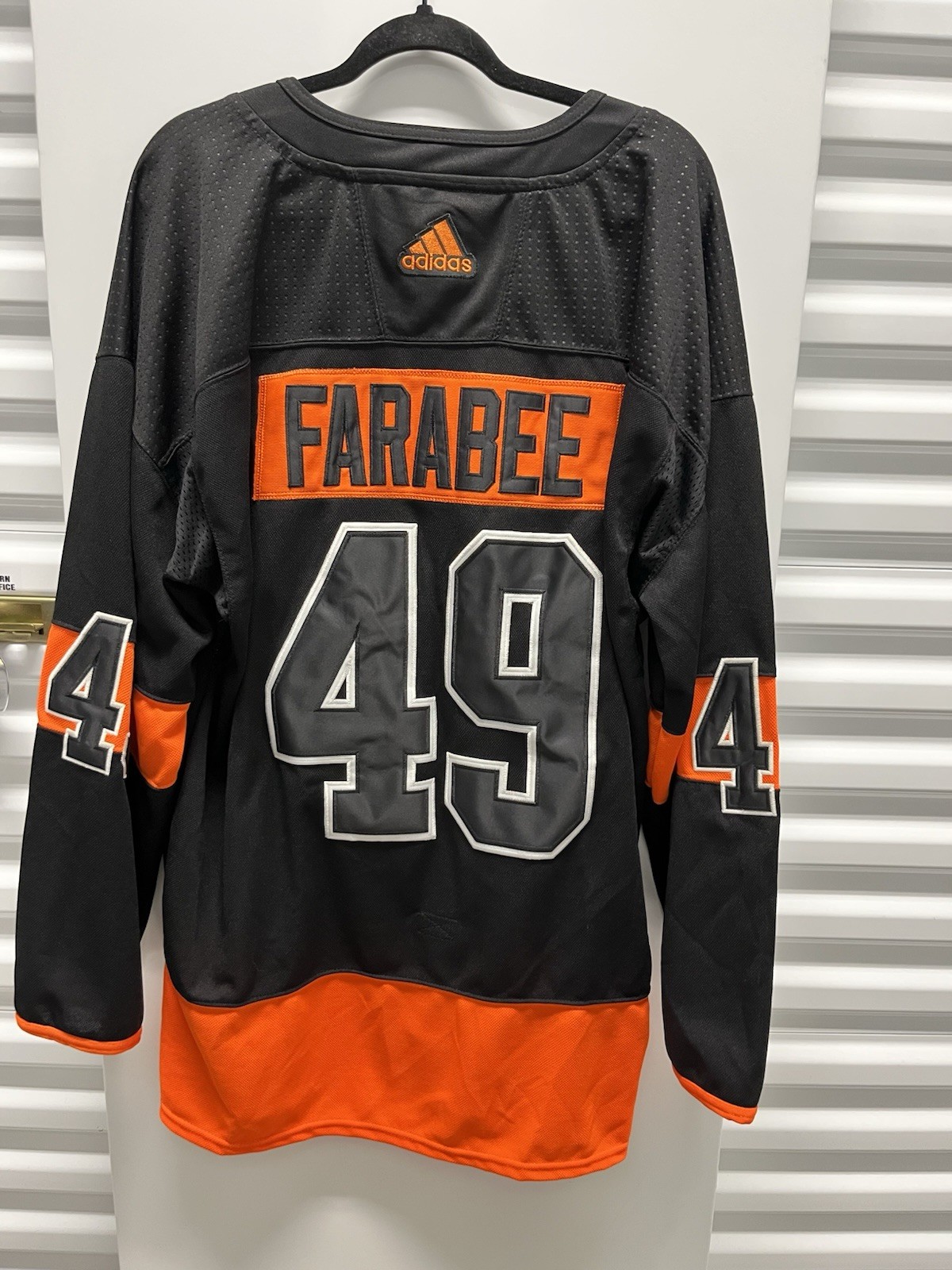 Adidas Philadelphia Flyers NHL Climalite Hockey Jersey 54 Joel Farabee OG #49