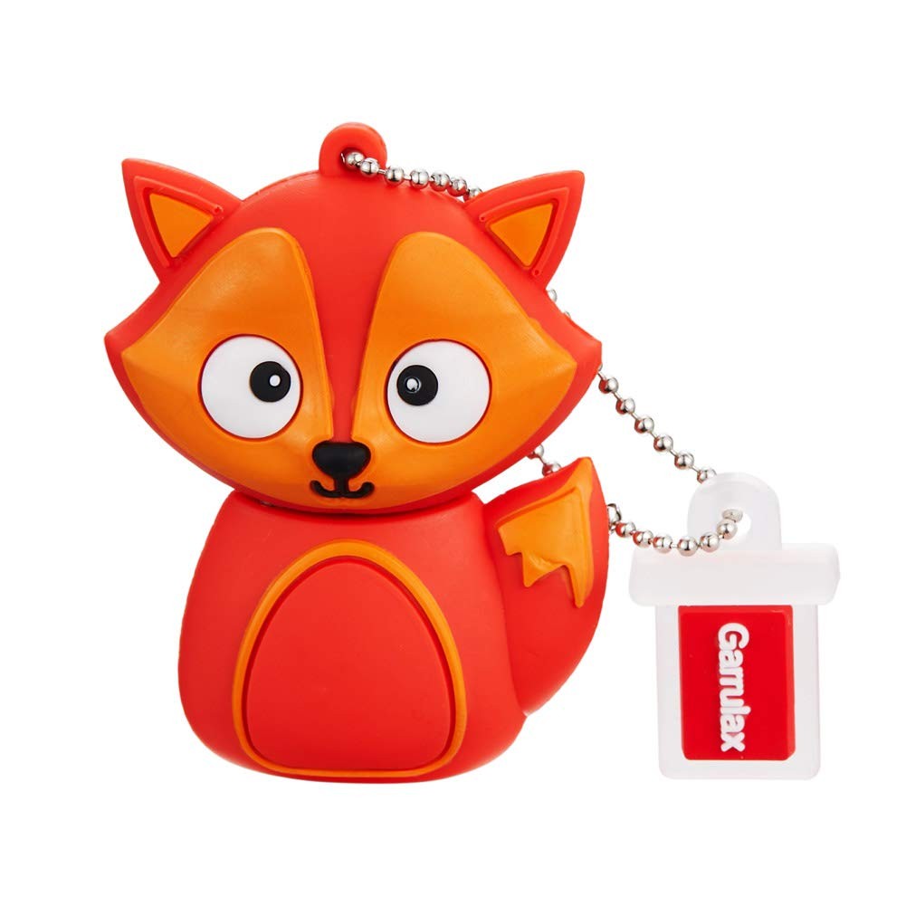 GARRULAX USB Flash Drive, 8GB / 16GB / 32GB USB2.0 Cute Animal 64GB, Fox