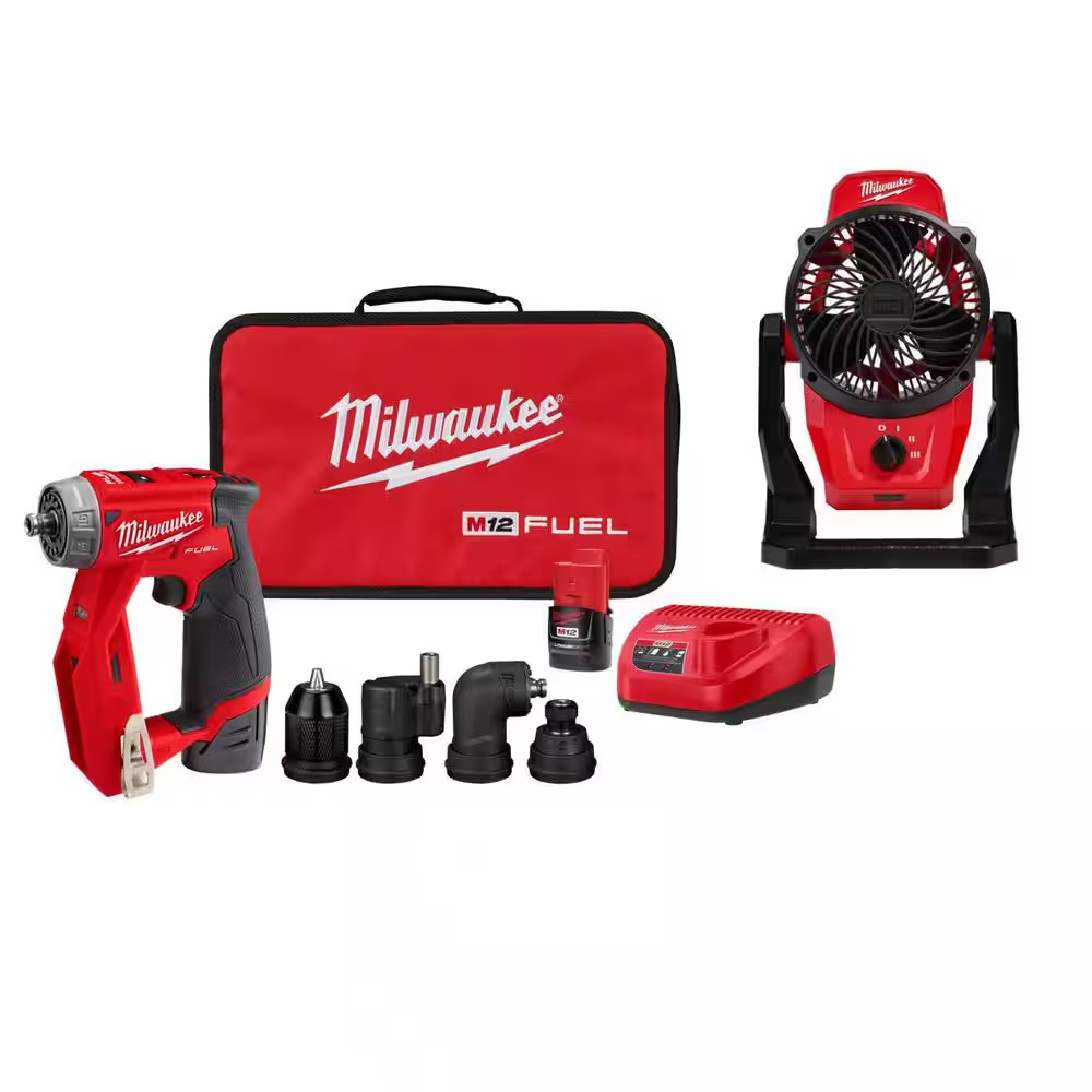 M12 FUEL 12V Lithium-Ion Brushless Cordless 4-In-1 Installation 3/8 In. Drill Dr