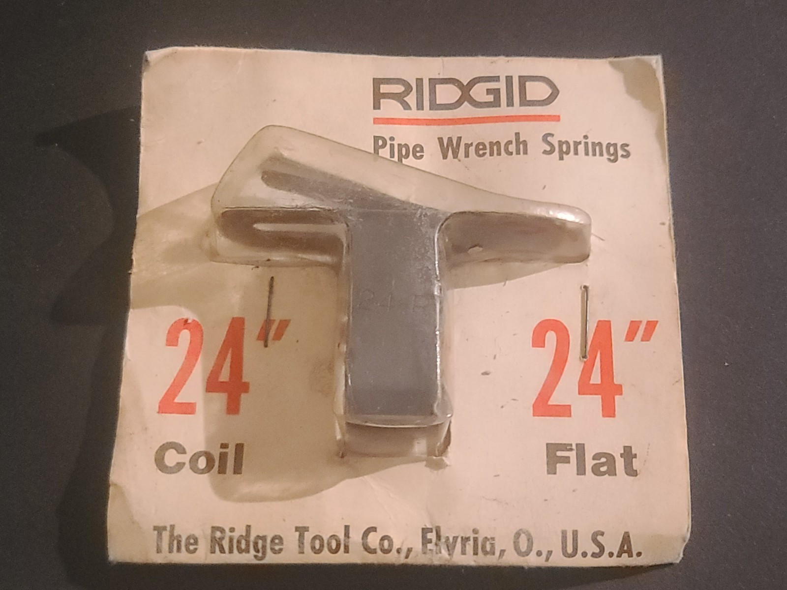 Ridgid 24-R Flat Spring For 24" Pipe Wrench