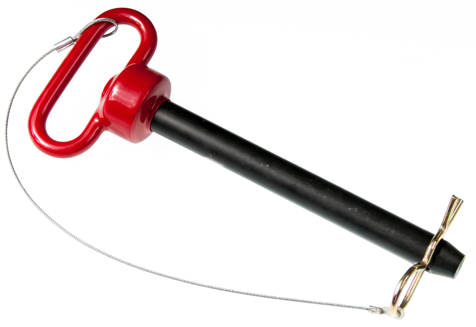 (1) 5/8"x 4"Hitch Pin Heavy Duty Double HH 20223 H58-4 with Lanyard,MADE IN USA.
