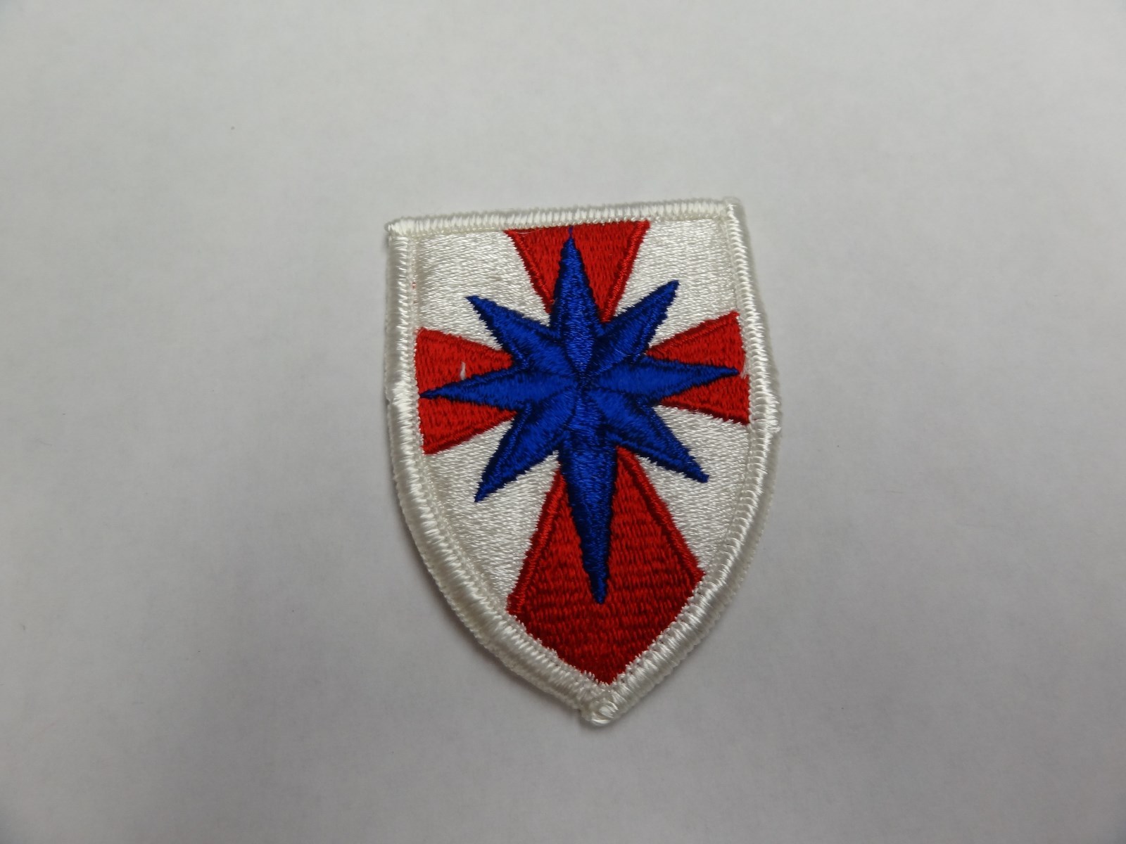 MILITARY PATCH US ARMY 8TH THEATER SUSTAINMENT COMMAND COLORED SEW ON