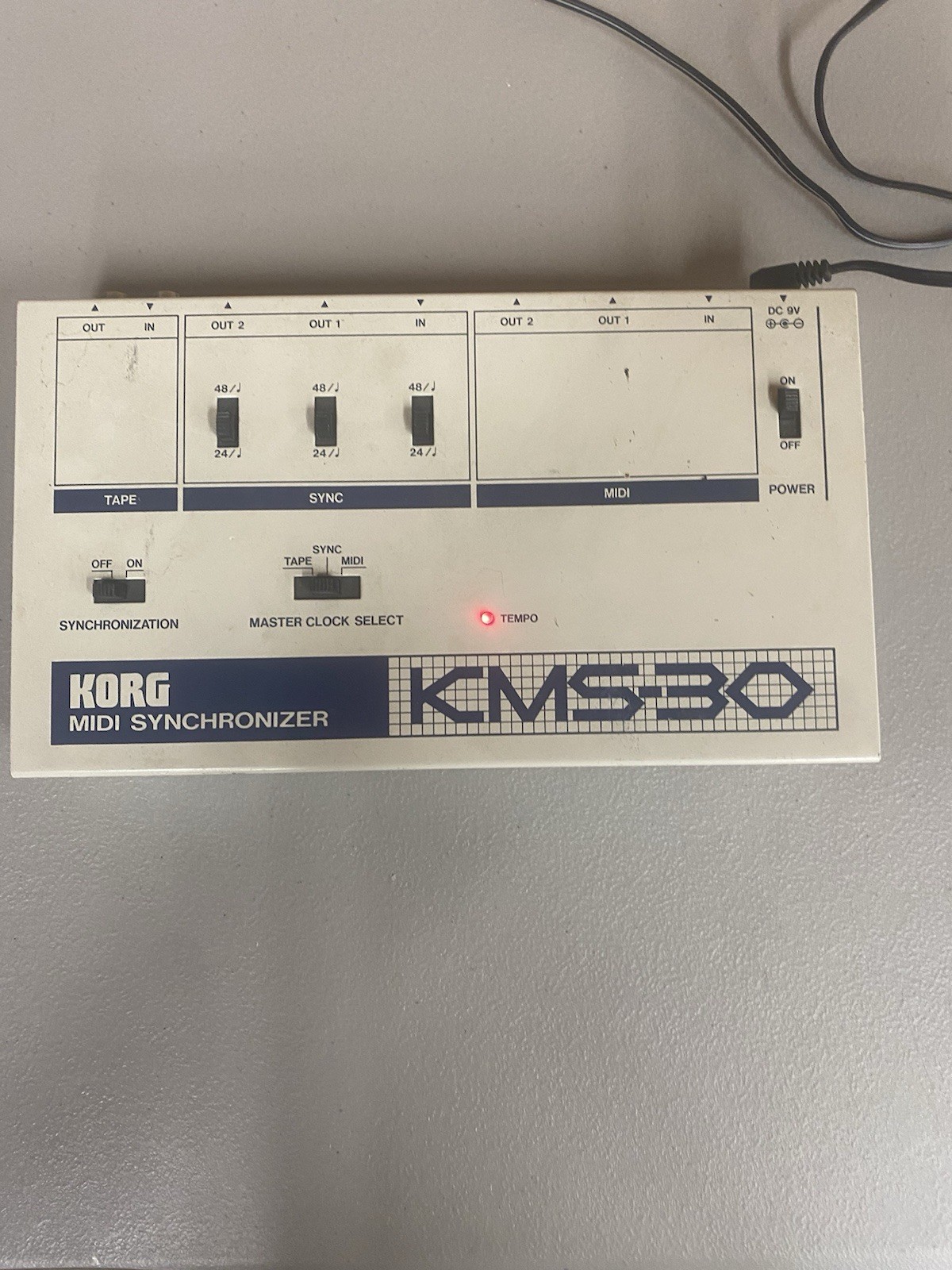 USED KORG KMS 30 Midi Synchronizer KMS-30 Tested And Working