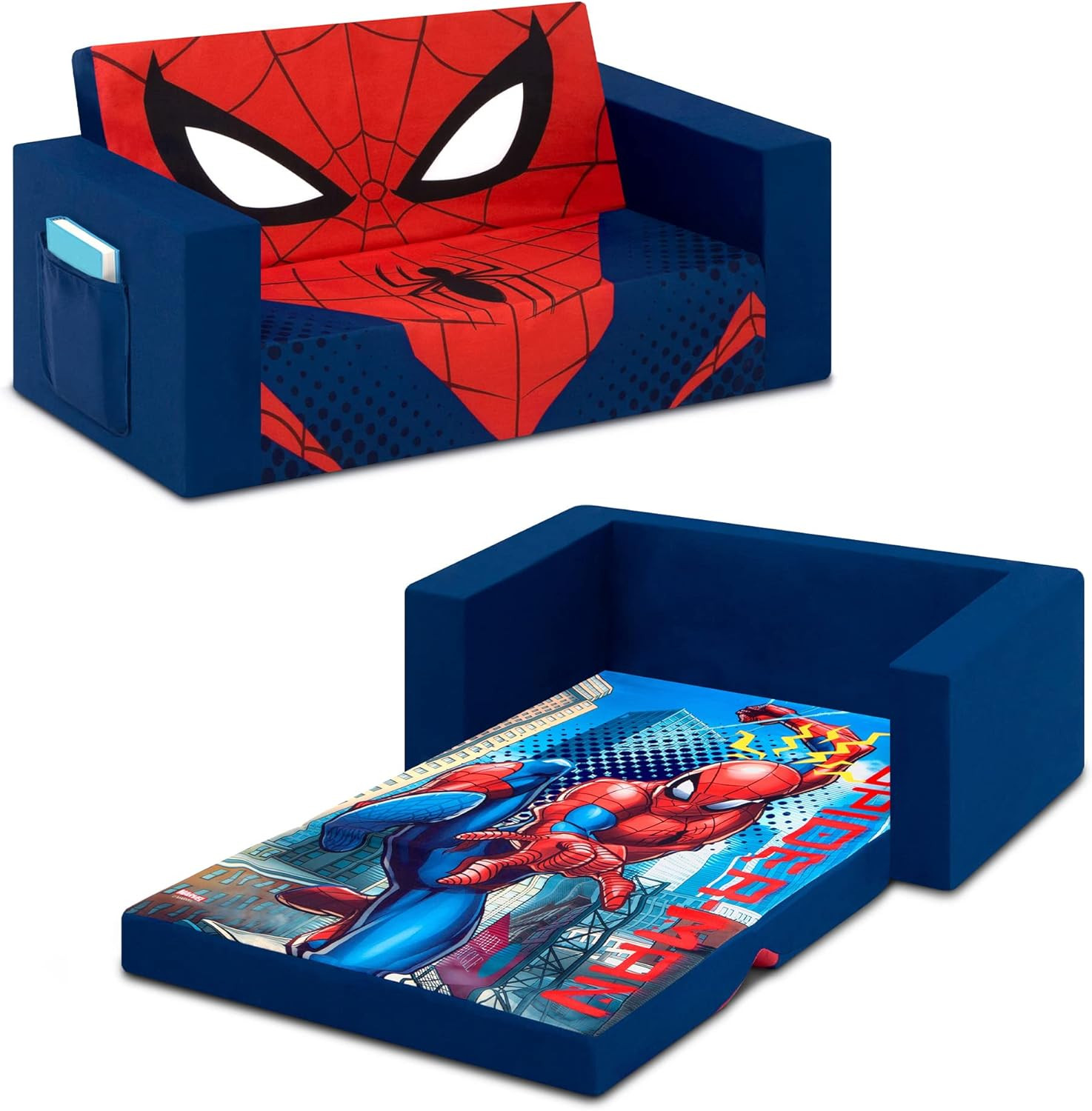 Cozee Flip-Out Sofa, Spider-Man