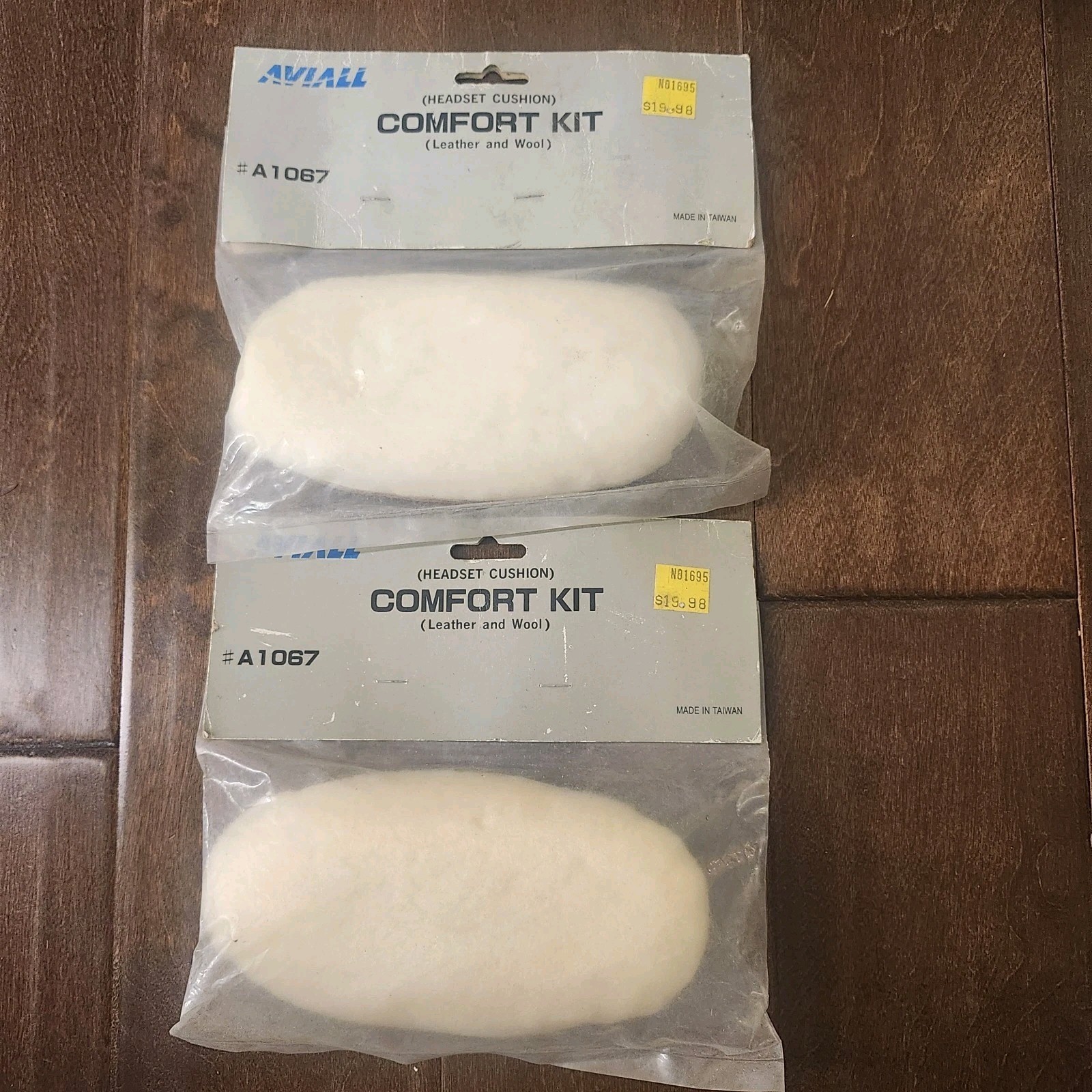 Aviall KIT HEADSET EAR SEALS COMFORT A1067 NEW OEM A1067 LOT OF 2