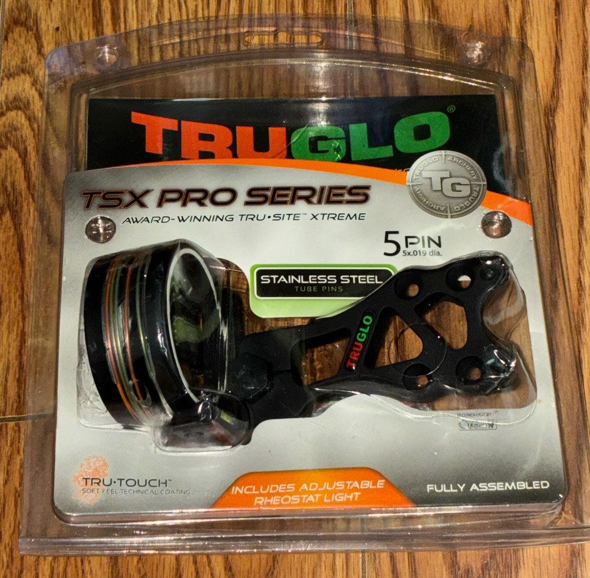 TruGlo TSX Pro Series 5-Pin .019" Fiber Optic Tru-Sight Xtreme TG7115B NEW