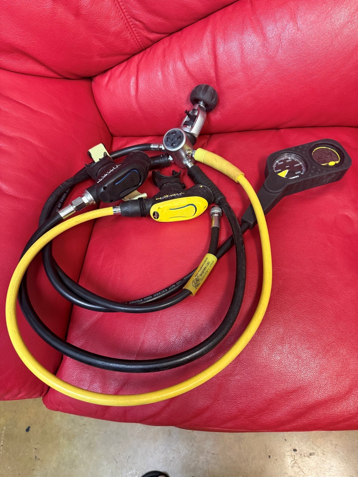 SCUBA REGULATOR-MARES/DACOR, VIPER, VIPER OCTO, 2 Gauge Computer, w/BCD Hose