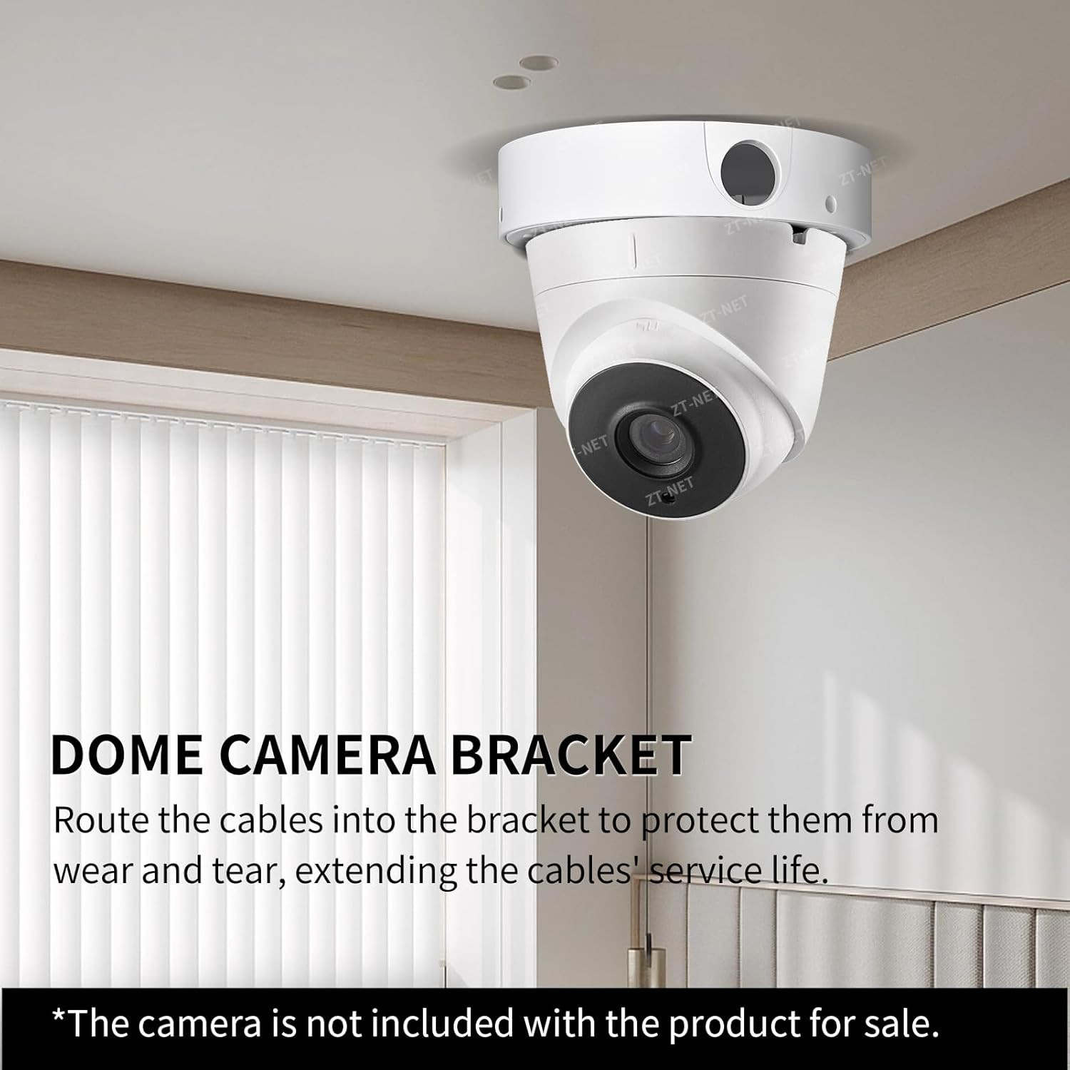 Universal CCTV Camera Junction Box Aluminum Alloy Wall Ceiling Mount