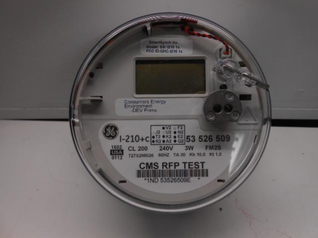 GE SMART METER I-210+C CLASS 200 240V 3W, FM2S CMS RFP TEST