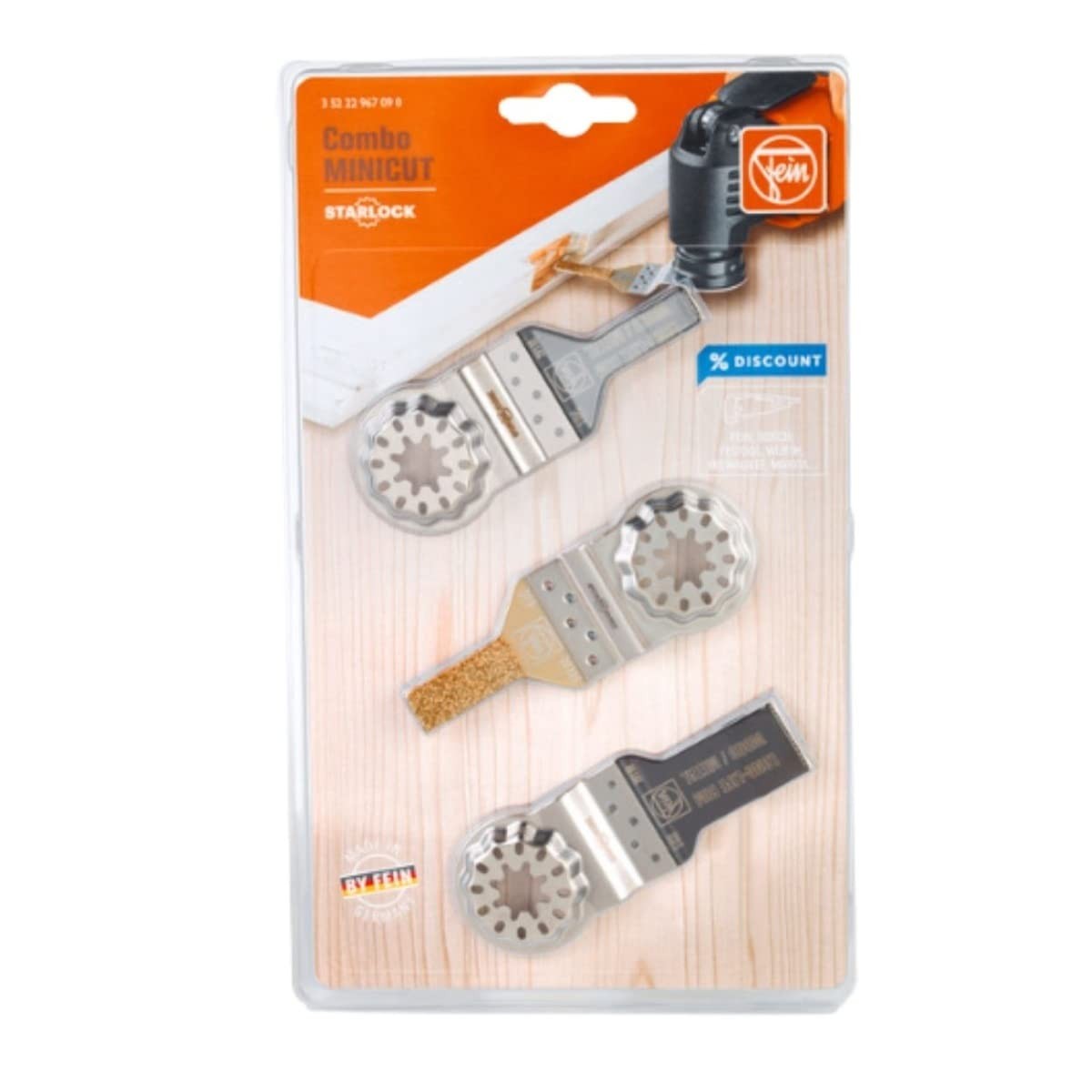 Fein StarLock Mini Cut Combo Kit - 3 Piece Set - 35222967090