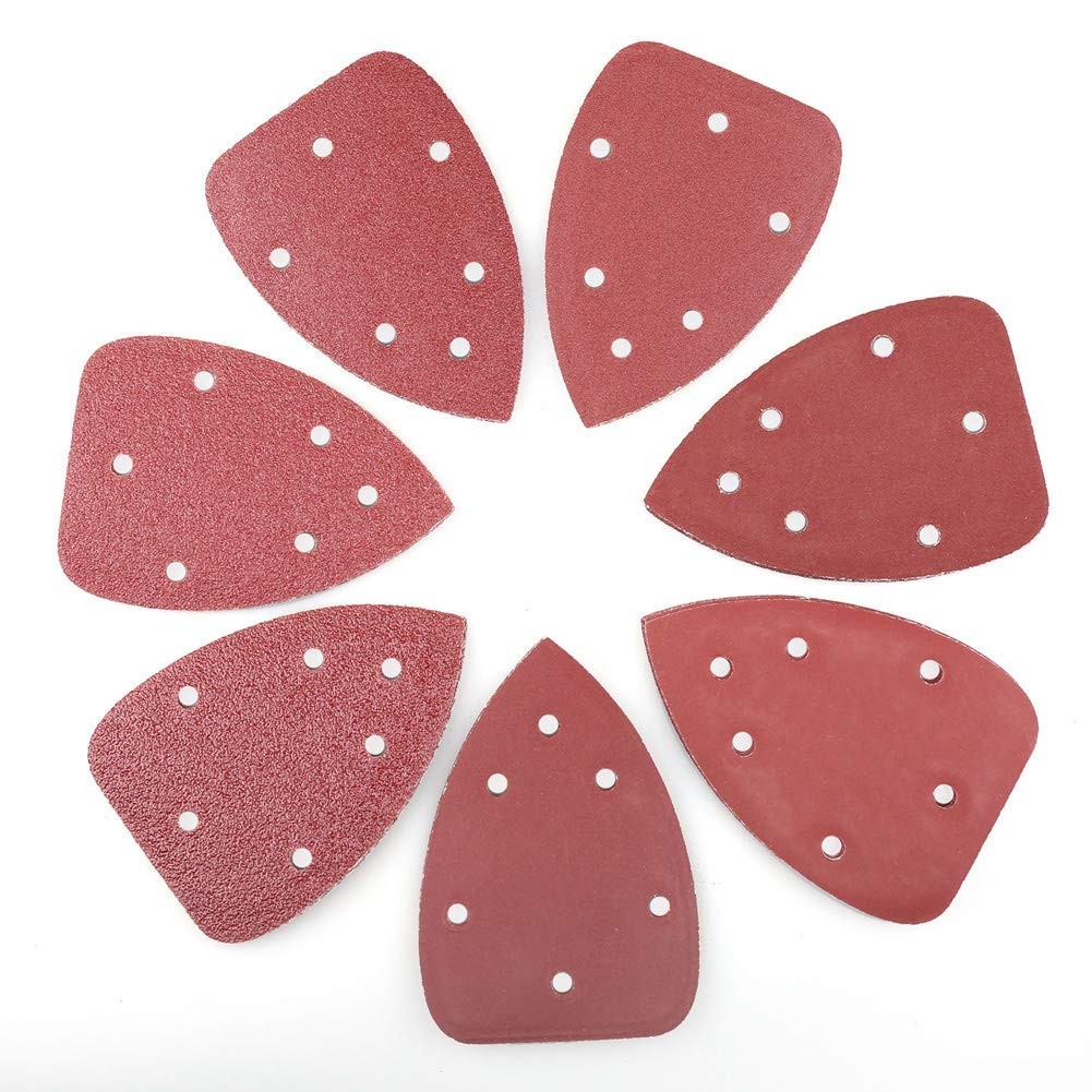 LotFancy 70PCS Mouse Detail Sander Sandpaper, 40 60 80 120 180 240 320 Assorted