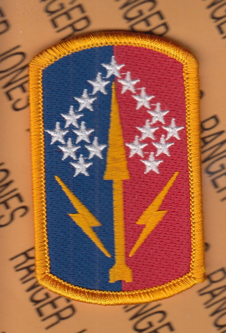 US Army 174th Air Defense Artillery Brigade ADA uniform ~3" patch m/e A