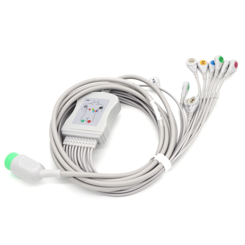 Fit For Medtronic 10-lead ECG/EKG Cable Physio Control Lifepak 12/lifepak15