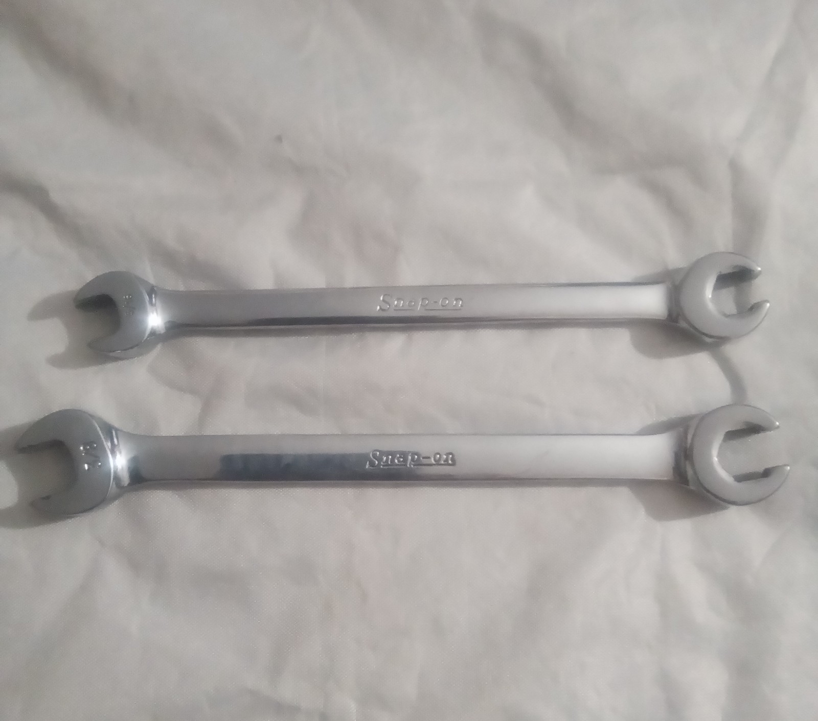 Pair Of Snap-On Open End / Flare Nut 3/8" & 5/16" Wrenches RXS10 RXS12