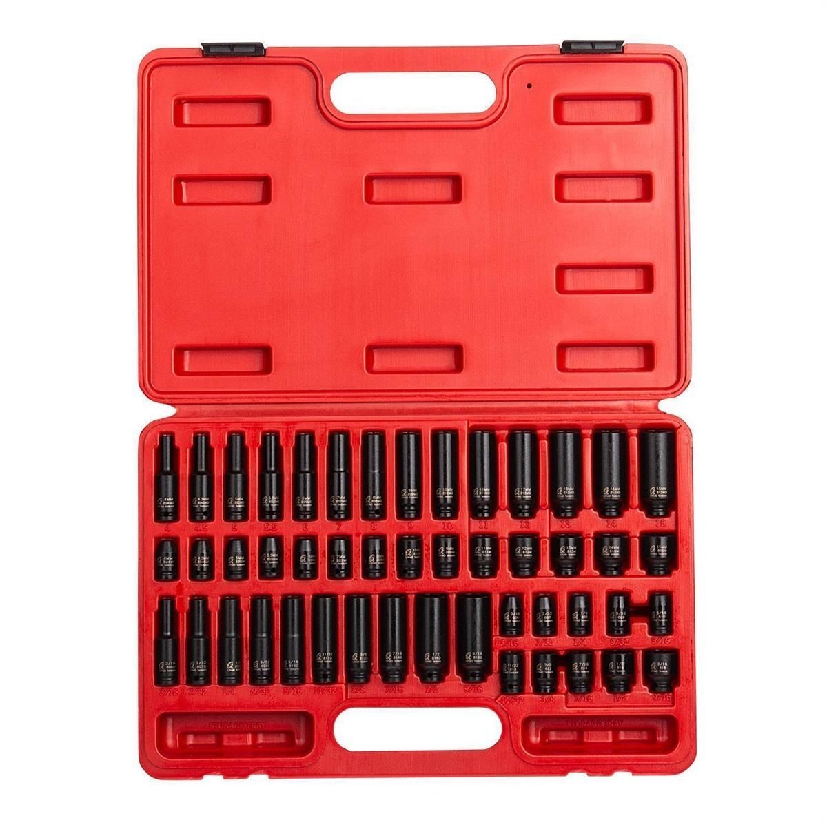 Sunex 1848 48 Pc 1/4" Dr Master Impact Socket Set