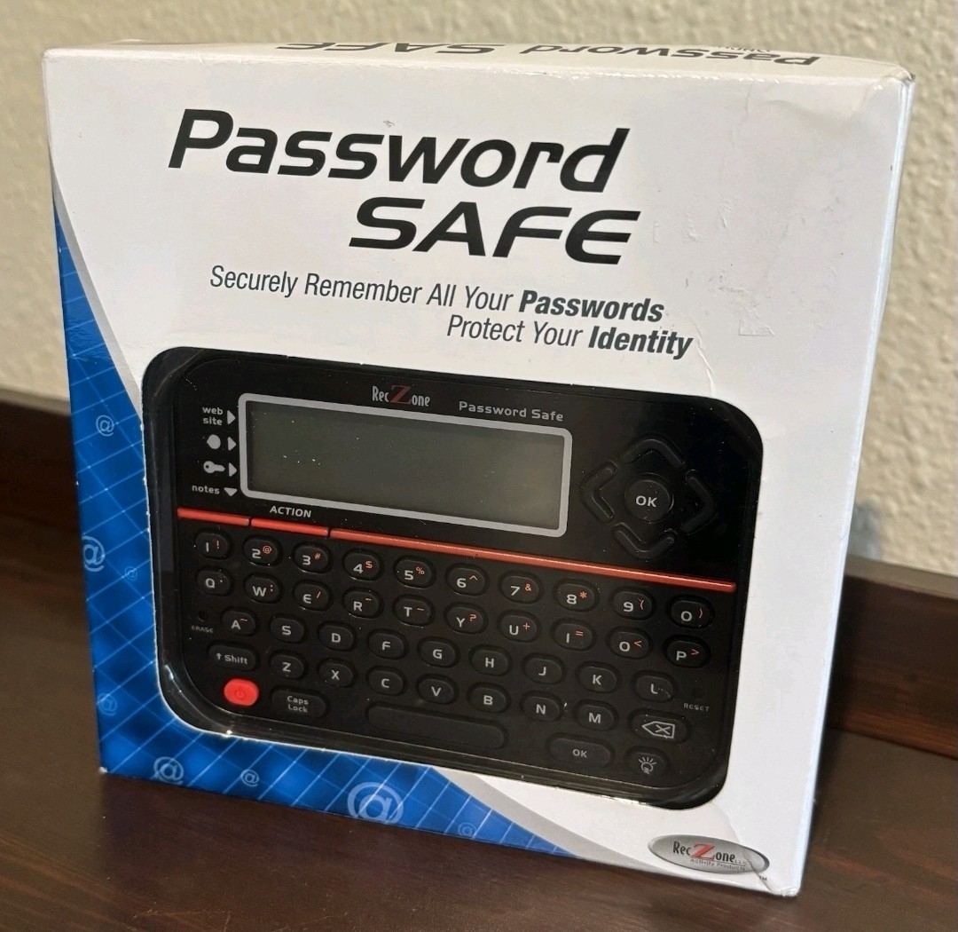 New Password Keeper Safe Vault Password Organizer RecZone Model 595