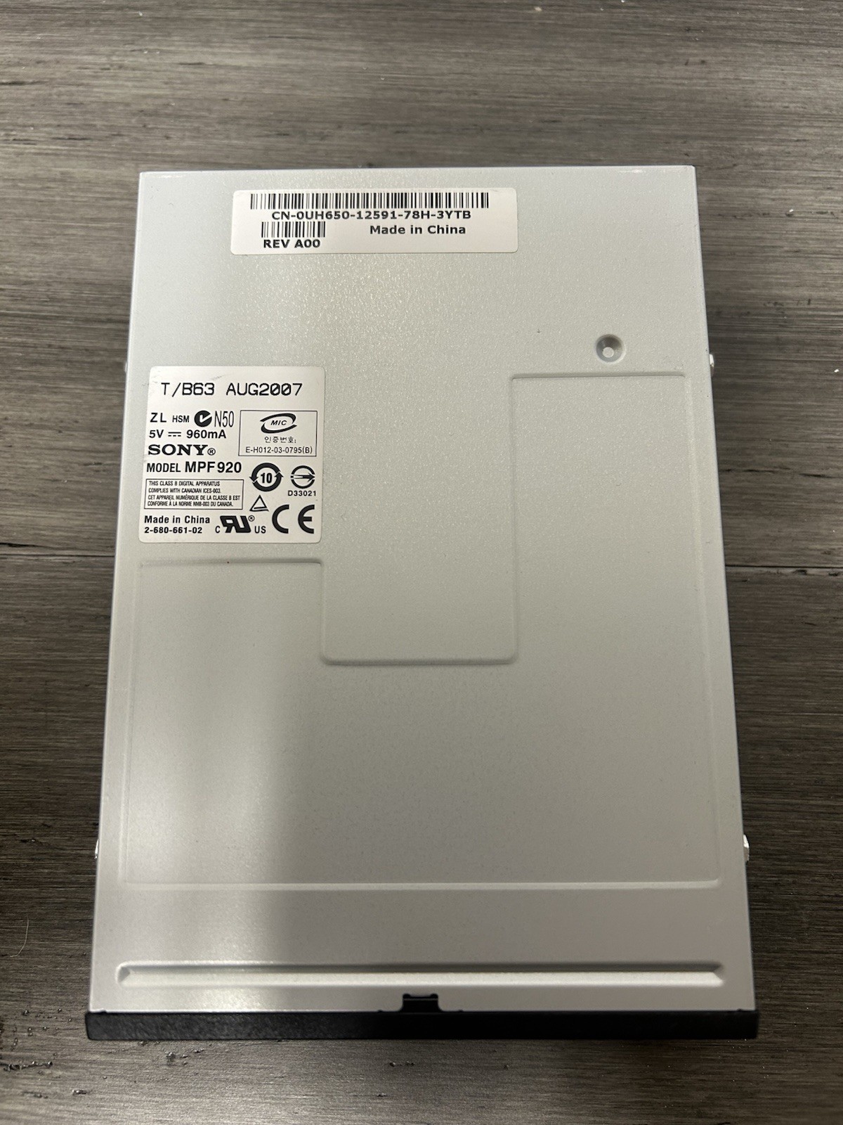 sony mpf920 Rev A00 2 Untested Units