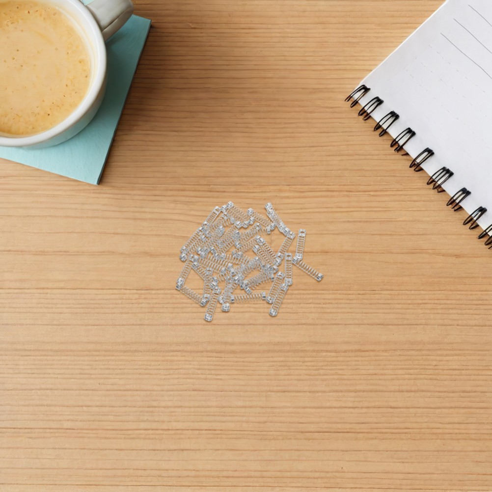 50 Pcs Small Compression Springs Metal Ball Point Pen for Refill